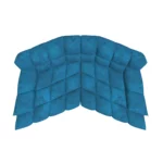 Bretz CLOUD 7 Sofa G154 aus der Vogelperspektive im Bezug 662428 blue hour