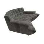 Bretz CLOUD 7 Sofa G154 aus der seitlichen Perspektive im Bezug 6419885 cashmere