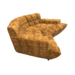 Bretz CLOUD 7 Sofa G154 aus der seitlichen Perspektive im Bezug 659675 marigold