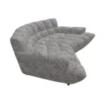 Bretz CLOUD 7 Sofa G154 aus der seitlichen Perspektive im Bezug 667583 grigio