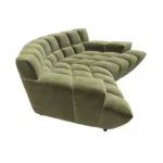 Bretz CLOUD 7 Sofa G154 aus der seitlichen Perspektive im Bezug 668439 salvia