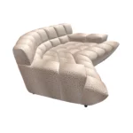 Bretz CLOUD 7 Sofa G154 aus der seitlichen Perspektive im Bezug 673948 boa greige