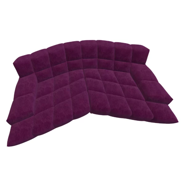 Bretz CLOUD 7 Sofa G154 im Bezug 668417 deep purple