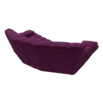 Bretz CLOUD 7 Sofa G154 in der Rückansicht im Bezug 668417 deep purple