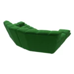 Bretz CLOUD 7 Sofa G154 in der Rückansicht im Bezug 668430 rain forest