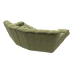 Bretz CLOUD 7 Sofa G154 in der Rückansicht im Bezug 668439 salvia