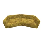 Bretz TERATAI Riesensofa G106 im Bezug 641978 gold green