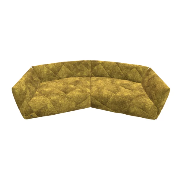 Bretz TERATAI Riesensofa G106 im Bezug 641978 gold green