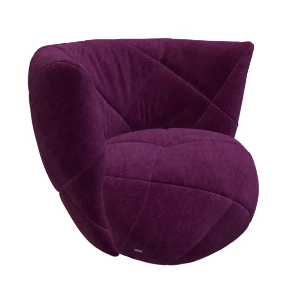 Bretz TERATAI Sessel A106 im Bezug 668417 deep purple