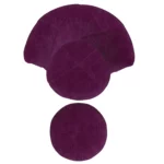 Bretz TERATAI Sessel & Hocker A106 & C106 aus der Vogelperspektive im Bezug 668417 deep purple