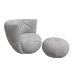 Bretz TERATAI Sessel & Hocker A106 & C106 im Bezug 659680 moon dust