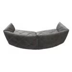 Bretz TERATAI Sofa G106 aus der Rückansicht im Bezug 631584 grey drops