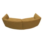 Bretz TERATAI Sofa G106 aus der Rückansicht im Bezug 657275 caramel