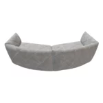 Bretz TERATAI Sofa G106 aus der Rückansicht im Bezug 659680 moon dust