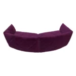 Bretz TERATAI Sofa G106 aus der Rückansicht im Bezug 668417 deep purple