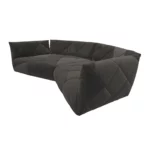 Bretz TERATAI Sofa G106 aus der seitlichen Perspektive im Bezug 619482 anthrazit