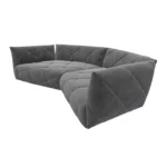 Bretz TERATAI Sofa G106 aus der seitlichen Perspektive im Bezug 619487 twilight