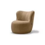 freistil 173 Sessel im Stoff-Bezug 6533 braunbeige, Breite 76 cm