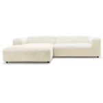 freistil 187 Sofa mit Longchair links 4600 weiss