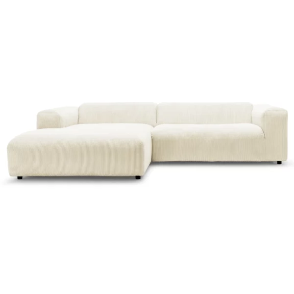 freistil 187 Sofa mit Longchair links 4600 weiss