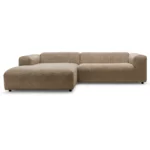 freistil 187 Sofa mit Longchair links 4602 cappuccino