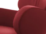 Pode BIBO Sessel im Leder-Bezug Fusion 6620 garnet, Detail-Ansicht