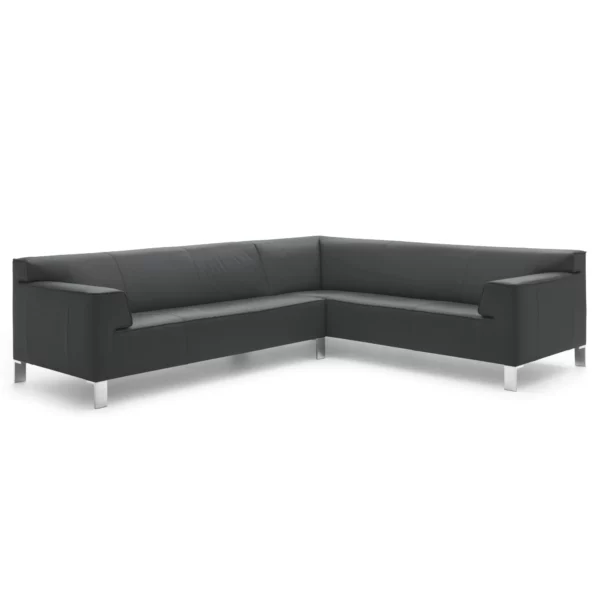 Pode INSERT Ecksofa im Leder-Bezug Fusion 1000 bean, Breite 280 cm