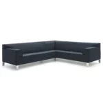 Pode INSERT Ecksofa im Leder-Bezug Fusion 2000 grape