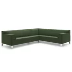 Pode INSERT Ecksofa im Leder-Bezug Fusion 4110 bois