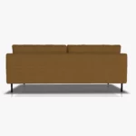 freistil 133 Sofa in der Breite ca. 202 cm aus der Rueckansicht im Stoff-Bezug 1058 braunbeige