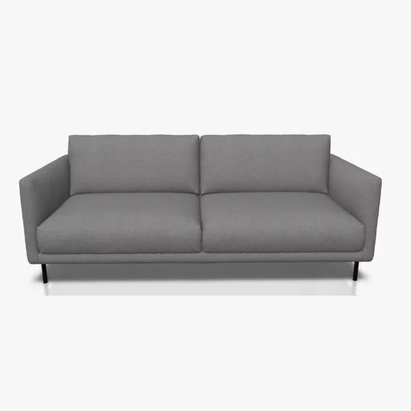 freistil 133 Sofa in der Breite ca. 202 cm im Stoff-Bezug 1051 eisengrau