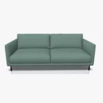 freistil 133 Sofa in der Breite ca. 202 cm im Stoff-Bezug 1053 pastelltürkis