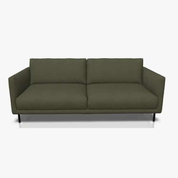 freistil 133 Sofa in der Breite ca. 202 cm im Stoff-Bezug 1054 grauoliv