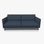 freistil 133 Sofa in der Breite ca. 202 cm im Stoff-Bezug 1056 schwarzblau