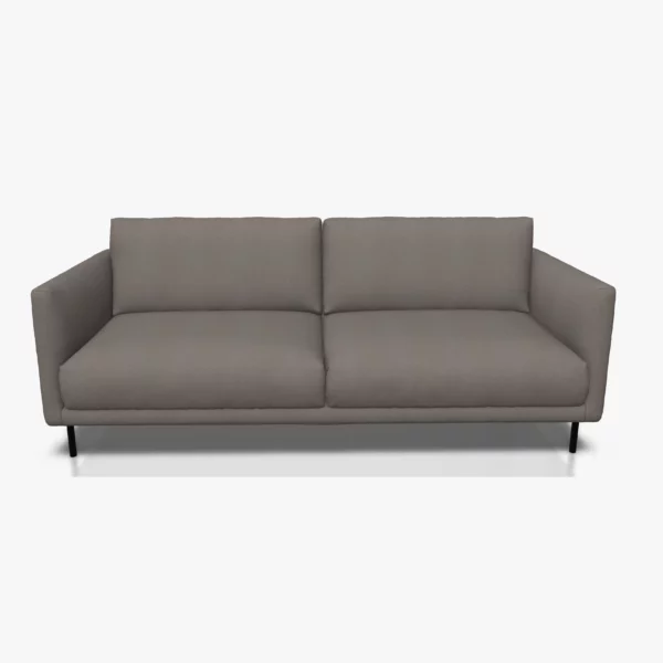 freistil 133 Sofa in der Breite ca. 202 cm im Stoff-Bezug 3040 platingrau