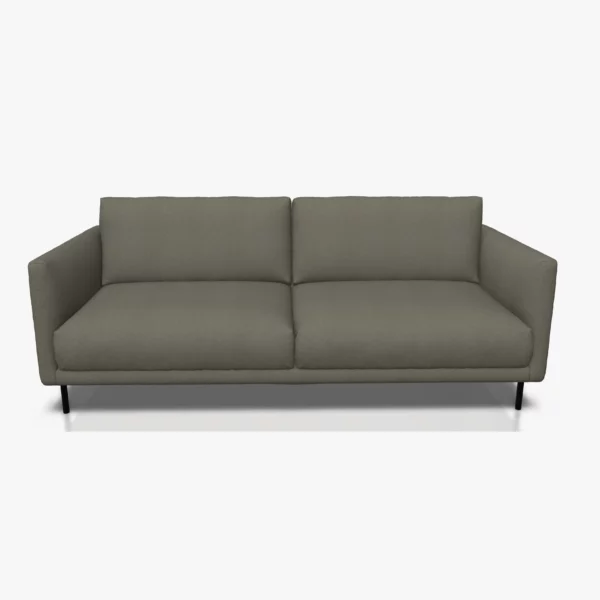 freistil 133 Sofa in der Breite ca. 202 cm im Stoff-Bezug 3044 betongrau