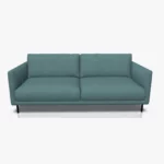 freistil 133 Sofa in der Breite ca. 202 cm im Stoff-Bezug 3047 taubenblau