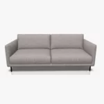 freistil 133 Sofa in der Breite ca. 202 cm im Stoff-Bezug 4020 silbergrau