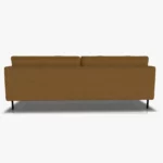 freistil 133 Sofa in der Breite ca. 222 cm aus der Rueckansicht im Stoff-Bezug 1058 braunbeige