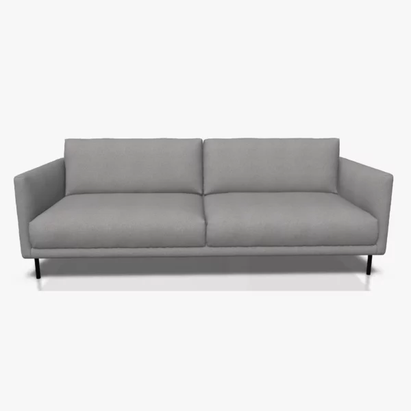 freistil 133 Sofa in der Breite ca. 222 cm im Stoff-Bezug 1050 signalgrau