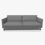 freistil 133 Sofa in der Breite ca. 222 cm im Stoff-Bezug 1051 eisengrau