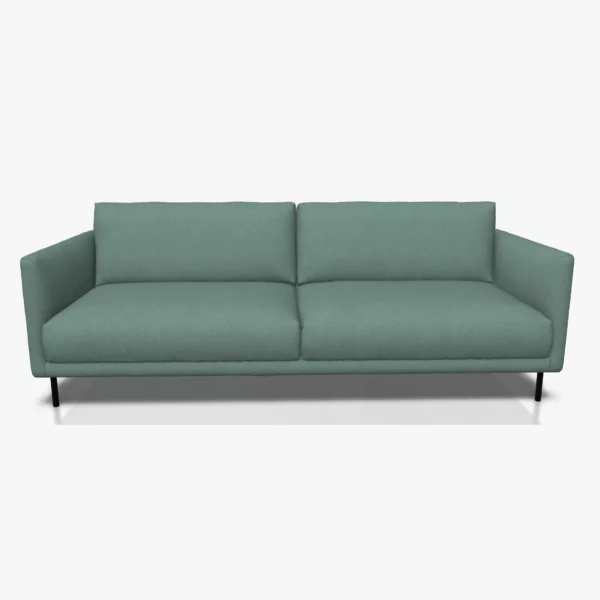 freistil 133 Sofa in der Breite ca. 222 cm im Stoff-Bezug 1053 pastelltuerkis