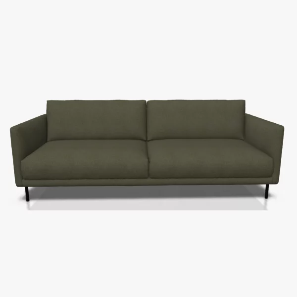 freistil 133 Sofa in der Breite ca. 222 cm im Stoff-Bezug 1054 grauoliv