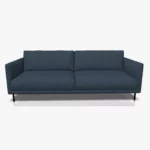 freistil 133 Sofa in der Breite ca. 222 cm im Stoff-Bezug 1056 schwarzblau