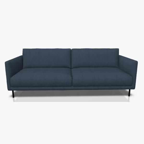 freistil 133 Sofa in der Breite ca. 222 cm im Stoff-Bezug 1056 schwarzblau