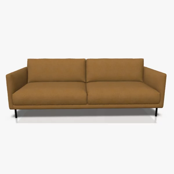 freistil 133 Sofa in der Breite ca. 222 cm im Stoff-Bezug 1058 braunbeige