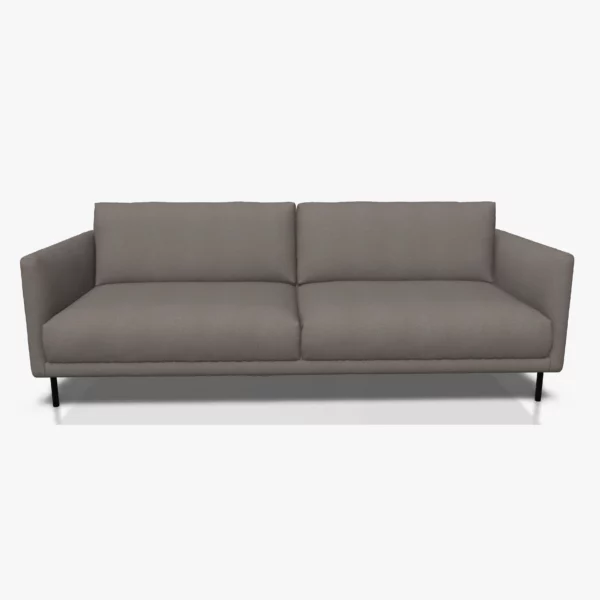 freistil 133 Sofa in der Breite ca. 222 cm im Stoff-Bezug 3040 platingrau