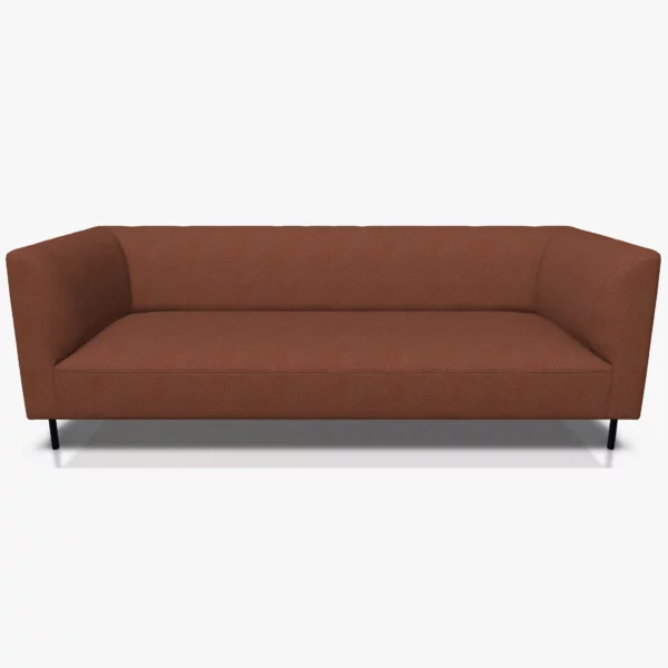 freistil 160 Sofa in der Breite ca. 222 cm im Stoff-Bezug 1057 kupferbraun