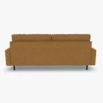 freistil 170 Sofa in der Breite ca. 203 cm aus der Rueckansicht im Stoff-Bezug 1058 braunbeige