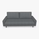 freistil 170 Sofa in der Breite ca. 203 cm im Stoff-Bezug 1052 graphitgrau